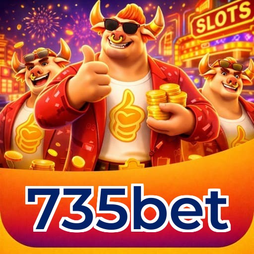 Números do app 735bet em material de marketing — ilustração, não auditoria